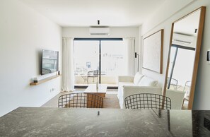 Superior appartement | Woonruimte | Flatscreentelevisie