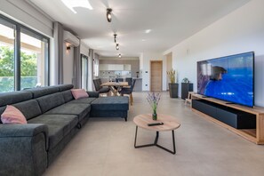 TV, fireplace, table tennis - Villa Silente - Luxuriöse und Moderne Villa nur Wenige Minuten vom Meer Entfernt (Raša)