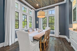 Dining - Sleeps 25! Oasis w Playhouse, Pool, LSV/golf cart, 6 Bikes, Walk to Beach in Seagrove! (Santa Rosa Beach)