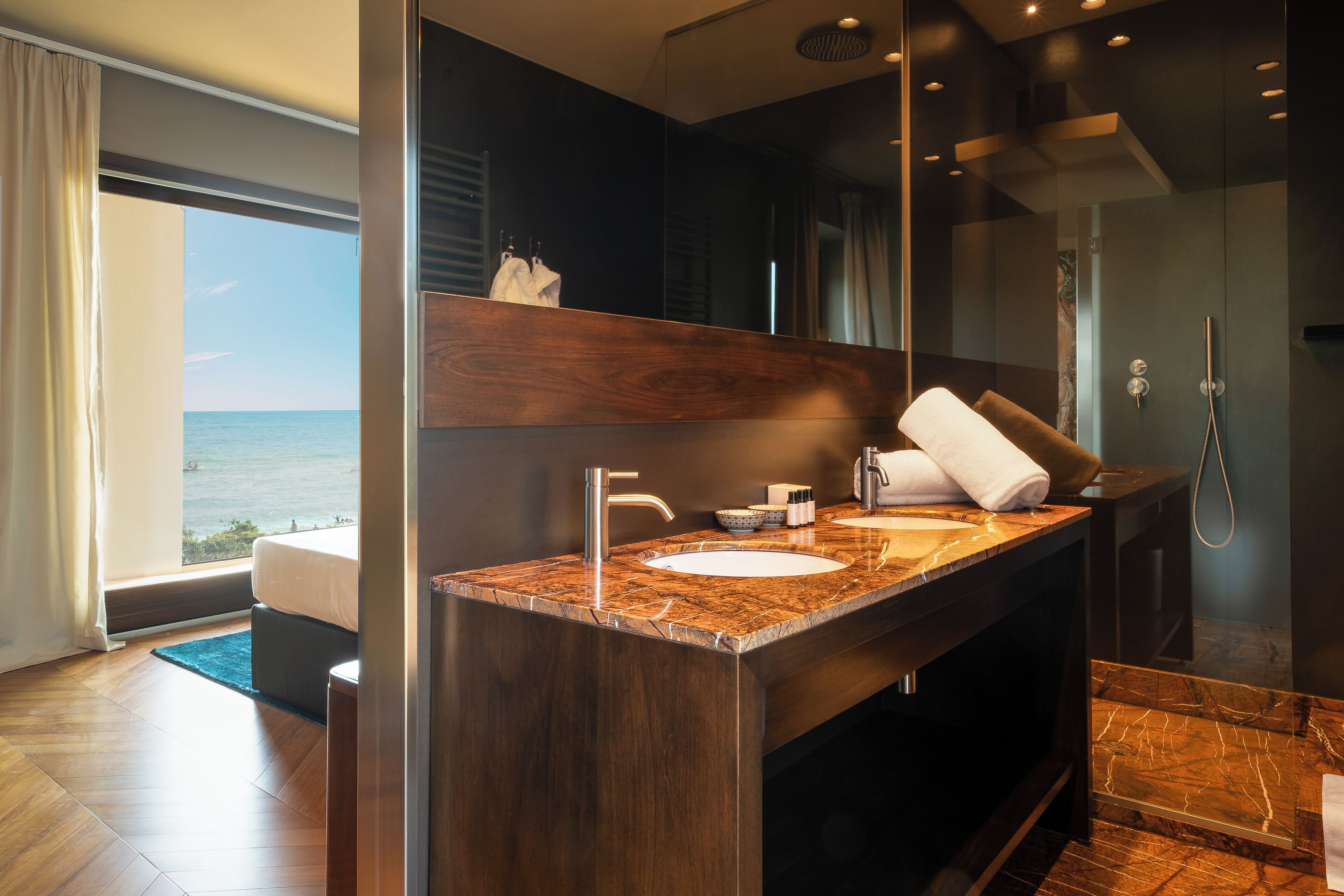 Suite Panoramique, balcon, vue mer | Salle de bain