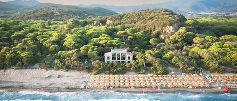 Overnatningsstedets facade