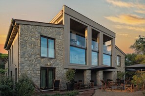 Fassade der Unterkunft