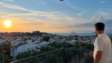 Deluxe-dobbeltværelse - balkon - havudsigt | Udsigt fra balkon