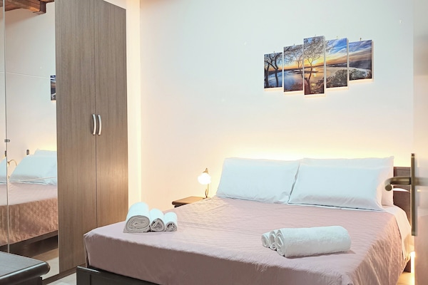 1 bedroom, iron/ironing board, travel crib, free WiFi