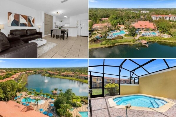 Townhome, 3 Bedrooms | Pool | A heated pool - 3 Bed/2.5 Bath Perfect Family Home Bunk Beds 3 Bedroom Townhouse by RedAwning (Kissimmee)