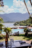 Poolside bar