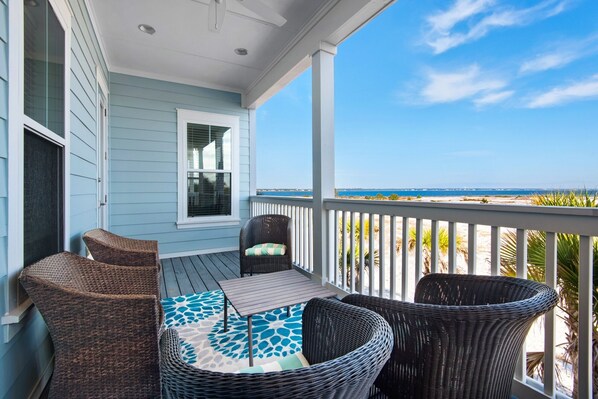 Vue depuis le balcon