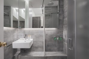 Regadera, amenidades de baño ecológicas, secadora de cabello, toallas 