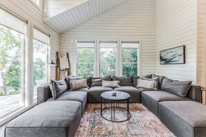 Ferienhaus, Mehrere Betten, Terrasse | Wohnbereich