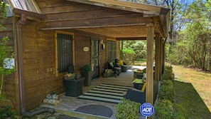 Front of property - Stylish Cabin w/ Hot Tub, Games & More! (Sevierville)