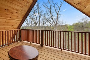 Cabin, Multiple Beds, Hot Tub, Mountain View (Ava’s Hideaway) | Balcony view - Cabin w/ Hot Tub & Game Room in the Smokys! (Sevierville)
