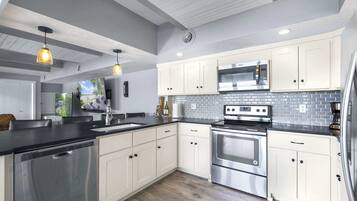House, Multiple Beds, Kitchen (For the View) | Private kitchen | Coffee/tea maker