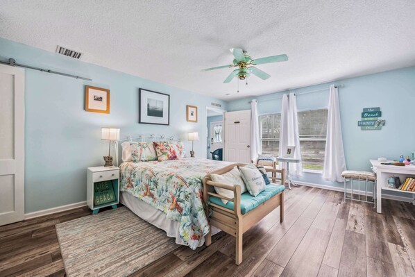 Ferienhaus, Mehrere Betten, Küche, Gartenblick