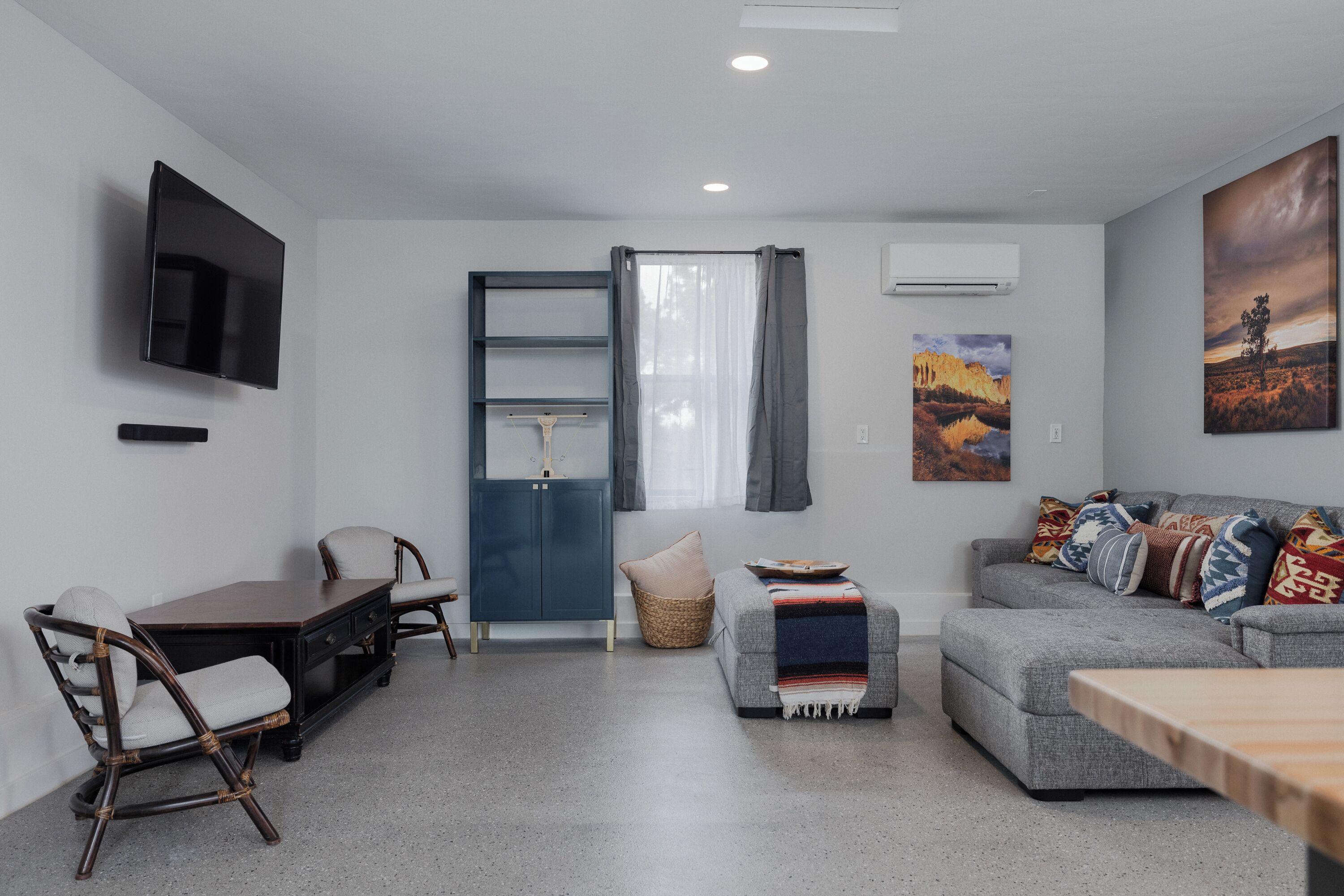 Kamar, 1 Tempat Tidur King, patio, pemandangan gunung | Area keluarga | Perapian