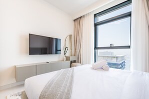 1 bedroom, in-room safe, iron/ironing board, free WiFi