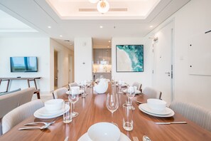 Dining - Seafront 4BR Apartment with Assistant Room in The Address Fujairah Residences Block B, Fujairah (Fujairah)