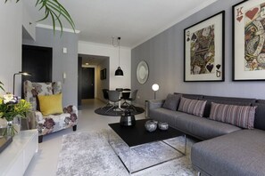 Smart-tv och en stereo