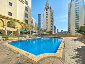 Pool - Beautiful Sea and Marina View | Premium 2BR in JBR (JBR, Dubai)