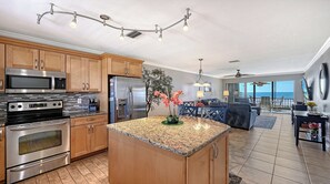 Fridge, microwave, oven, stovetop - Stunning Gulf Views 2 Bed 2 Bath Sixth Floor at Siesta Key Beach (Siesta Key)