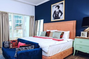 1 slaapkamer, een strijkplank/strijkijzer, gratis wifi, beddengoed