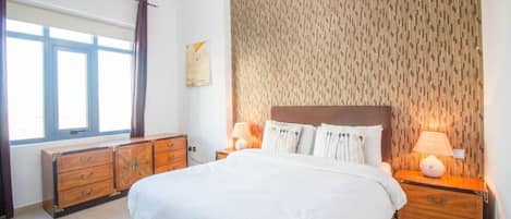 Desk, iron/ironing board, free WiFi, bed sheets