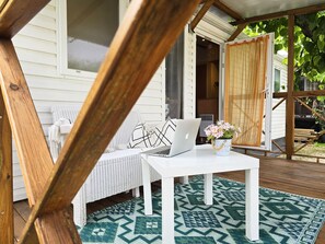 Terrace/patio - Maia: Family bungalow (Canet de Mar)