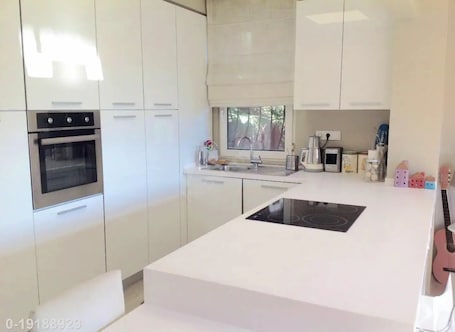Private kitchen. Modern home in Maslak