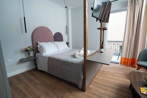 1 slaapkamer, een bureau, een strijkplank/strijkijzer, gratis wifi