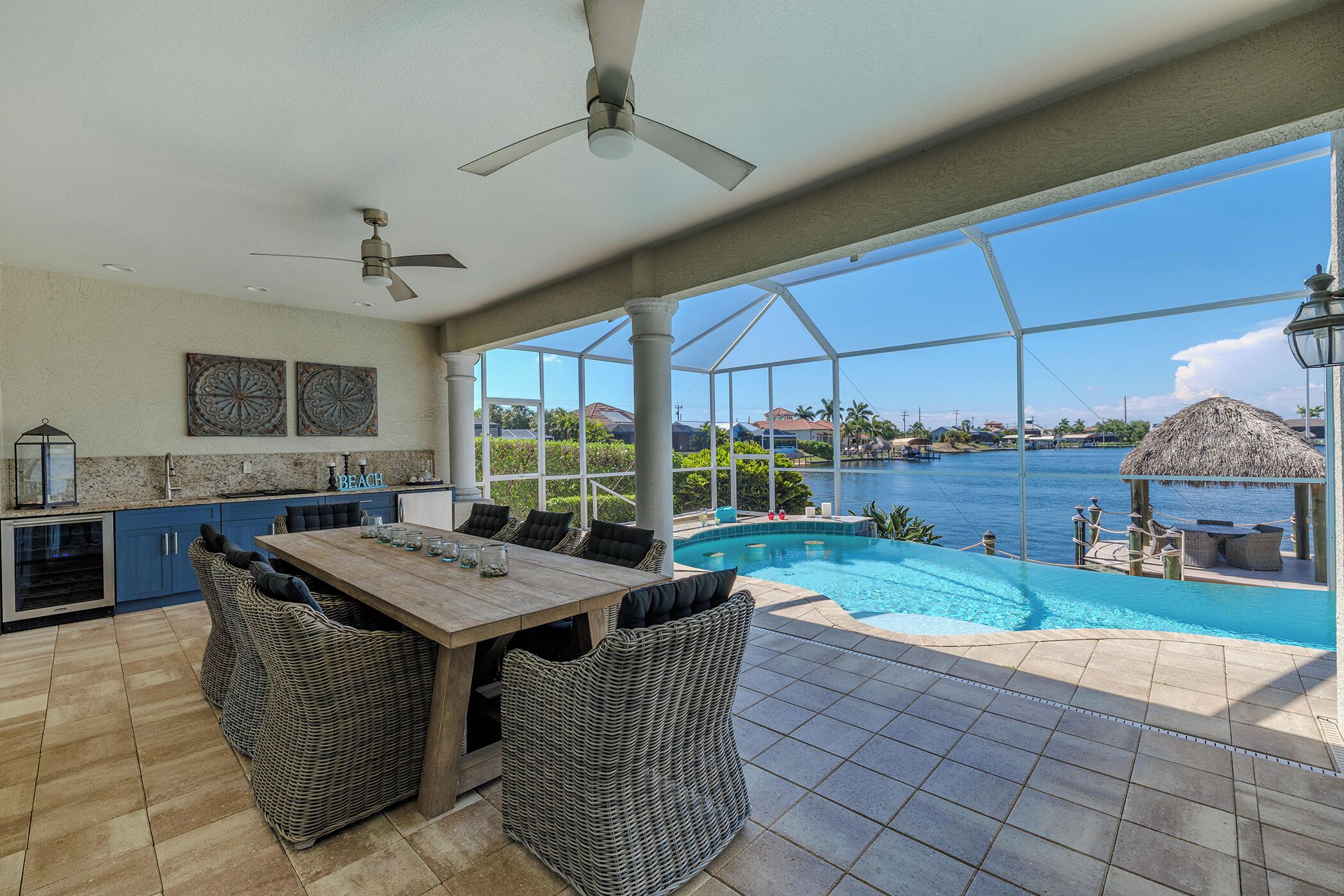 Et oppvarmet basseng