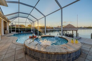 Una piscina climatizada