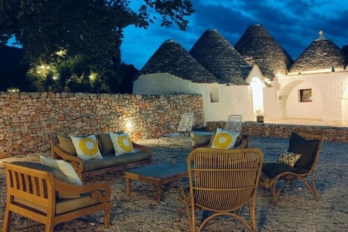 Masseria Celeste Suite Deluxe mangers sea, countryside, hillside