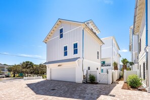 Parking for 4 vehicles available - Expansive Designer Home with Gulf Views, One Min to Beach, Private Pool, LSV (Santa Rosa Beach)