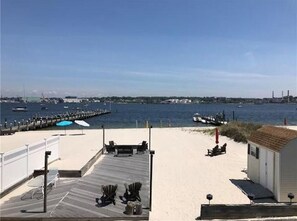 A la platja, gandules de platja i tovalloles de platja 