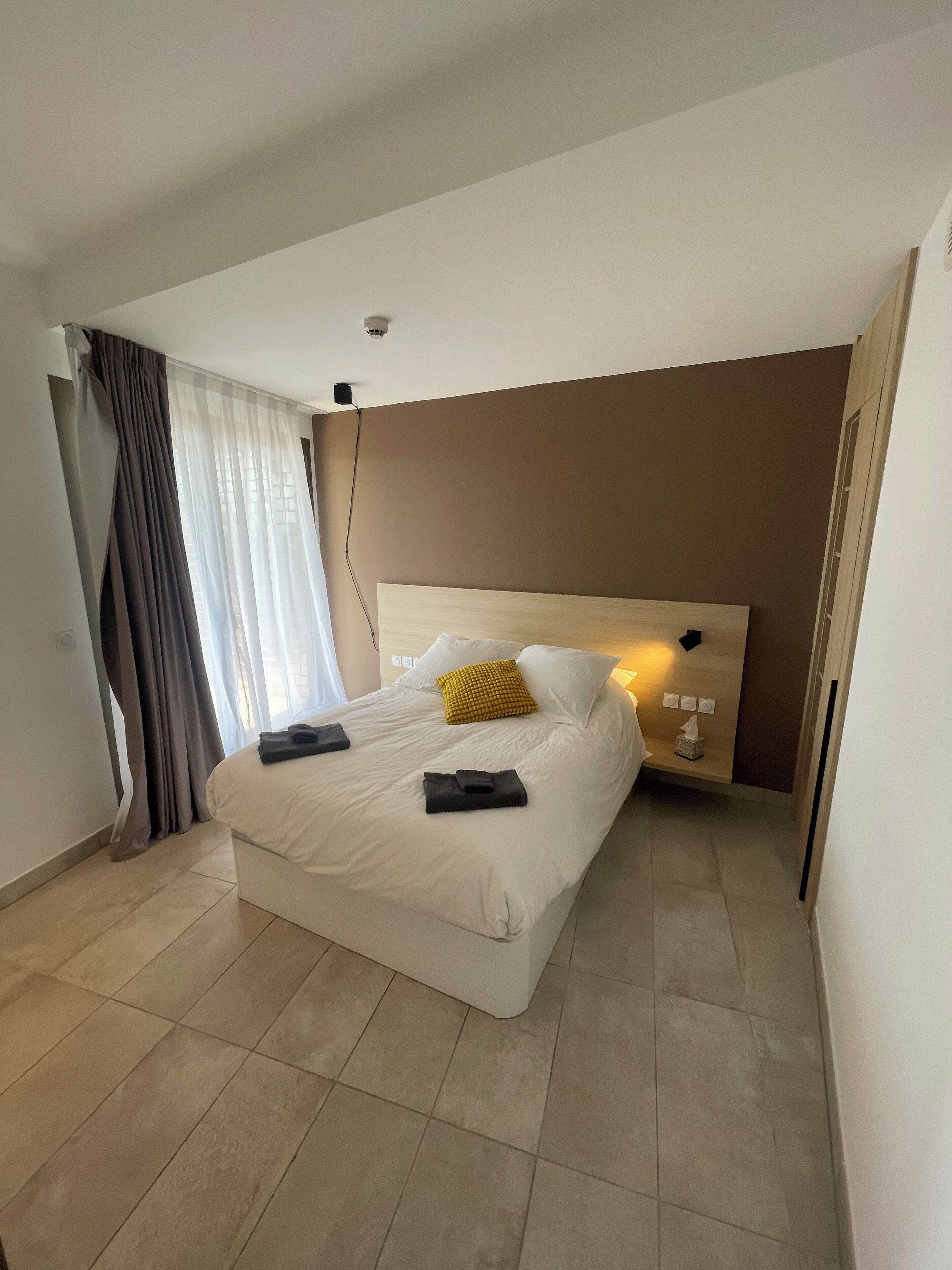 1 soverom, wi-fi, sengetøy og rullestolvennlig