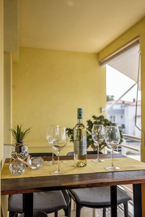 Luksus-lejlighed - havudsigt | Balkon