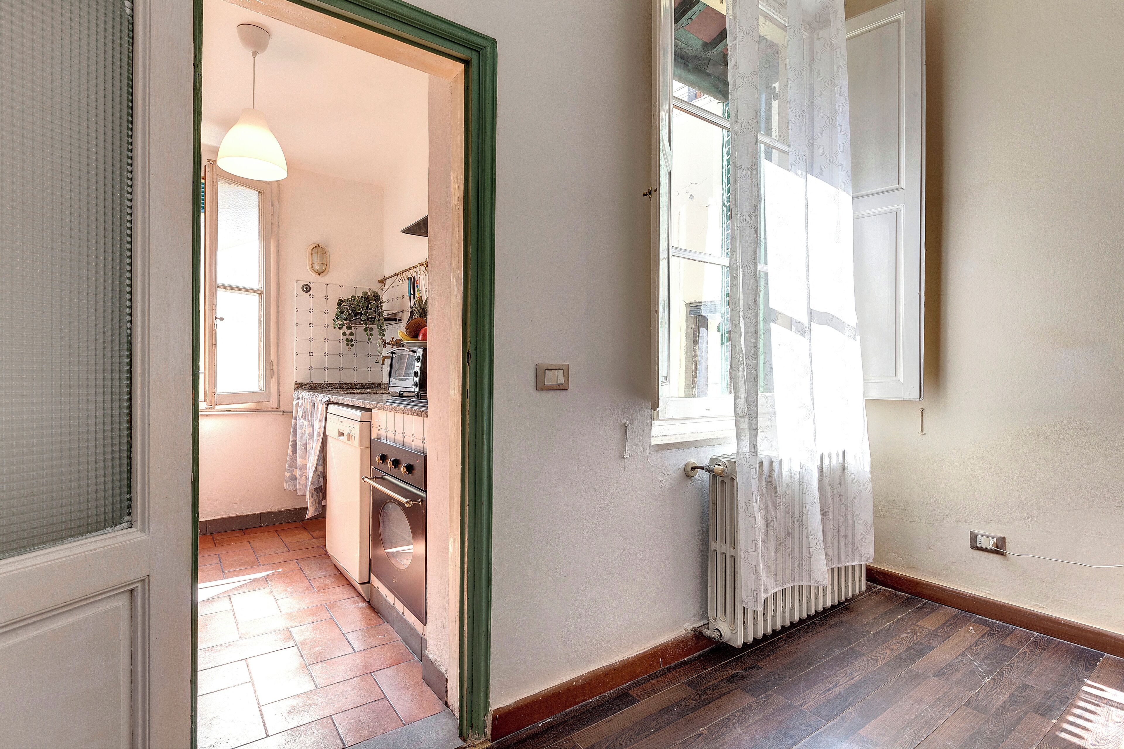 Ellen Apartment | Living area | 24-inch flat-screen TV with digital channels