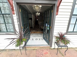 Façade de l’hébergement