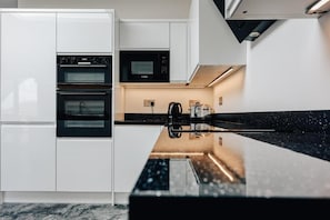 Microwave, oven, dishwasher