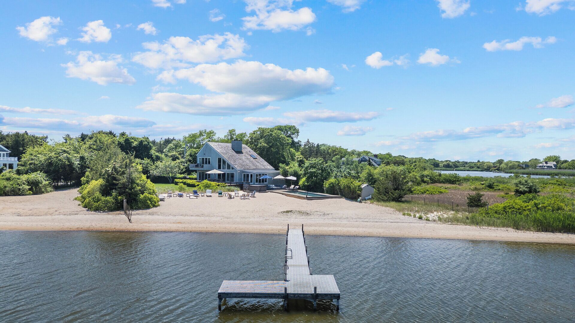 Amazing Beachfront Water Mill Home with Private Pool and Hot Tub, Perfect...