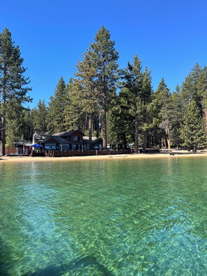 On the beach, beach volleyball, beach bar, kayaking