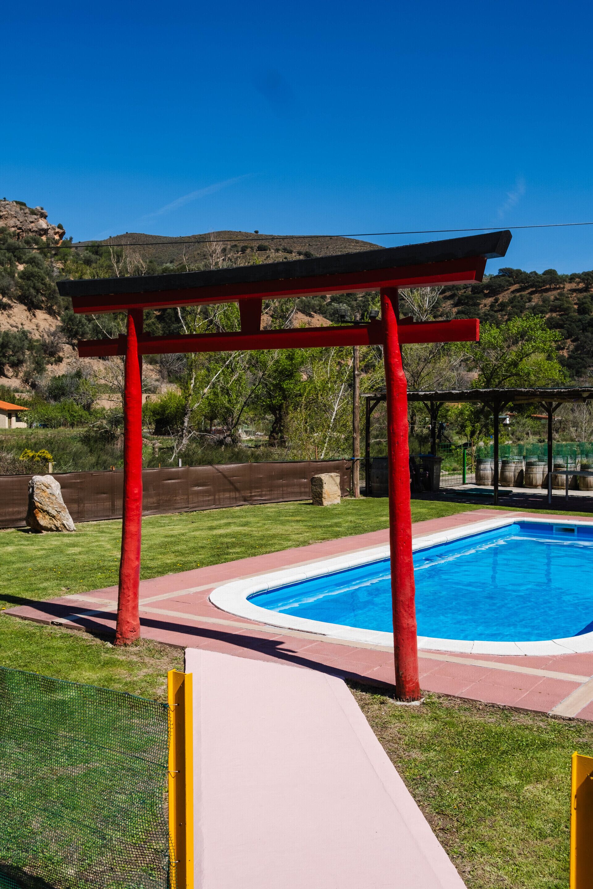 Seasonal outdoor pool