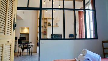 Deluxe appartement, uitzicht op de binnenplaats