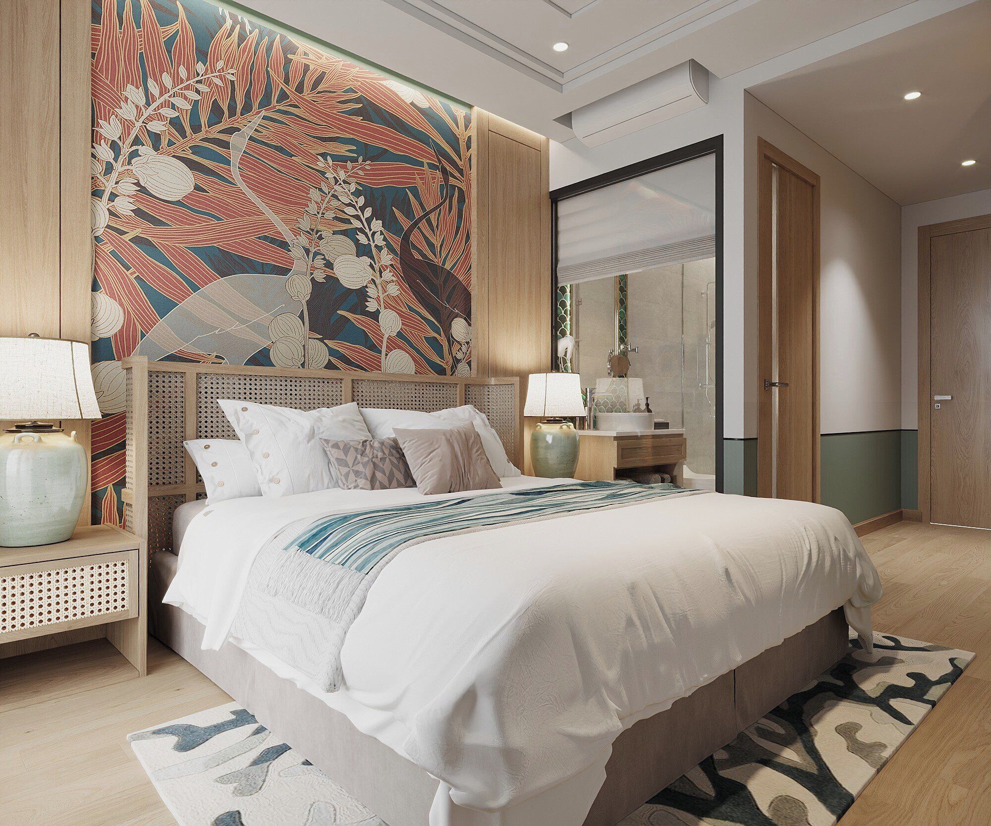 Superior-Doppel- oder -Zweibettzimmer