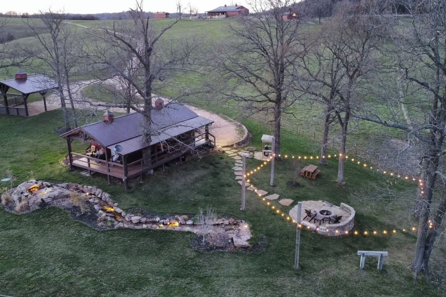 Overnattingsstedets uteområder