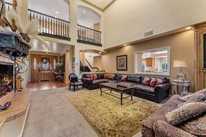 Smart-tv en een open haard