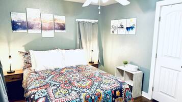 2 chambres, fer et planche Ă repasser, Wi-Fi, draps fournis