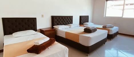 Basic-værelse til 4 personer | Gratis Wi-Fi