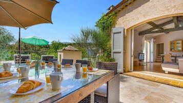 Udendørs spisemuligheder