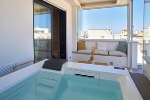 Exclusive Room, 1 King Bed, Sea View, Tower | Terrace/patio - White Coast (Polignano a Mare)