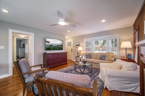 TV - Johnson Street Cottage in Downtown Brevard (Brevard)